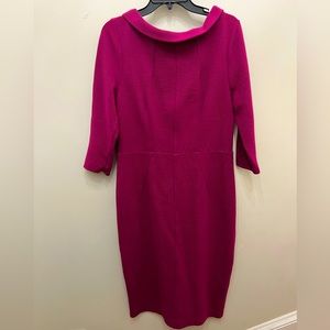 Boden Magenta Knee Length Dress